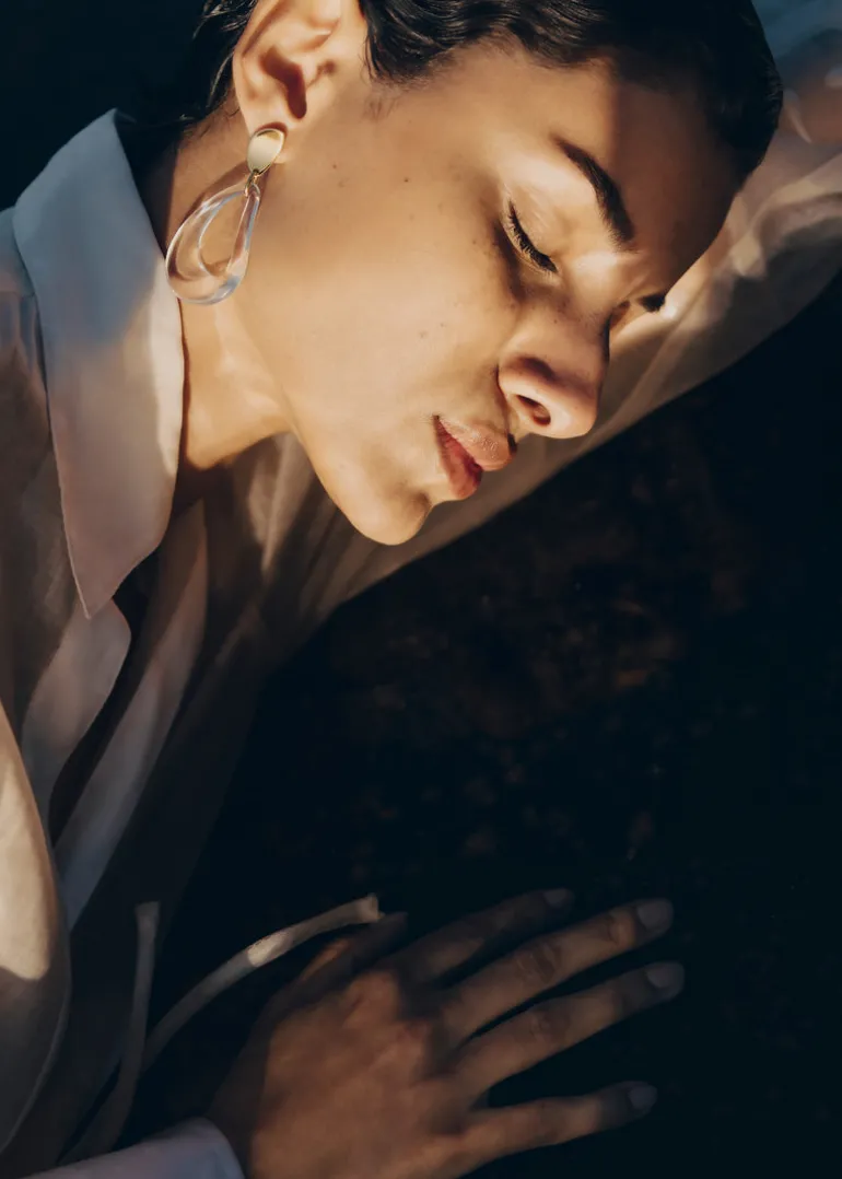 Boucles d'oreilles pendantes Naé